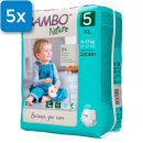 Bambo Nature Pants Gr. 5, 12-18 kg - (5 x 19 Stück)